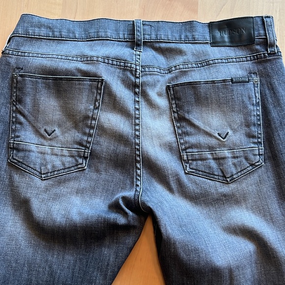 HUDSON Byron Five Pocket Straight Button Fly Jeans - Picture 7 of 13